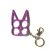 Porte-clé chat de défense Classic Violet